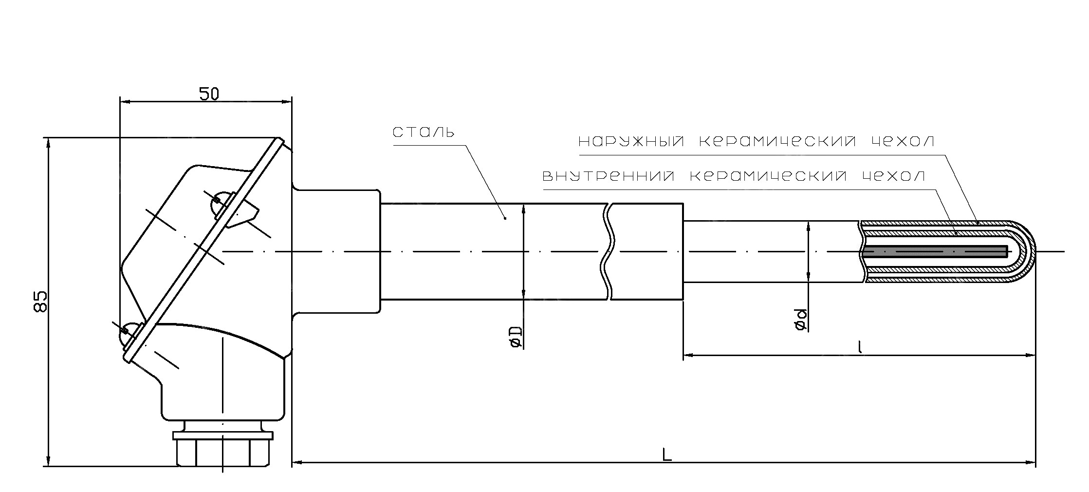 Термопреобразователь ТПП-401М 008, ТПР-401М 008