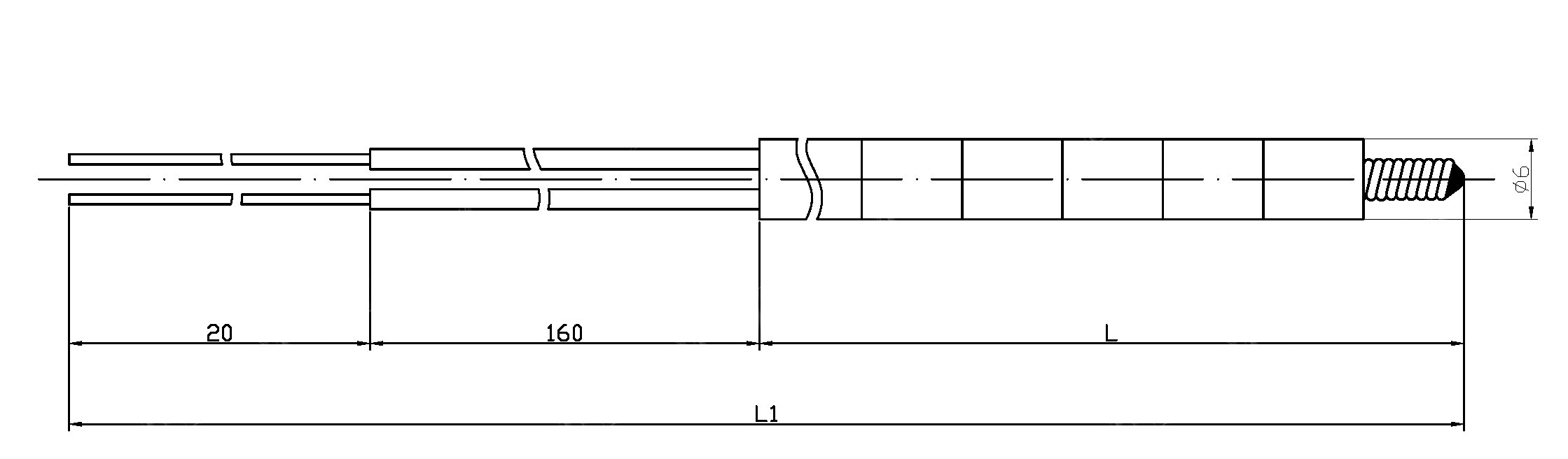 Термопреобразователь ТХА-101М 000, ТХК-101М 001