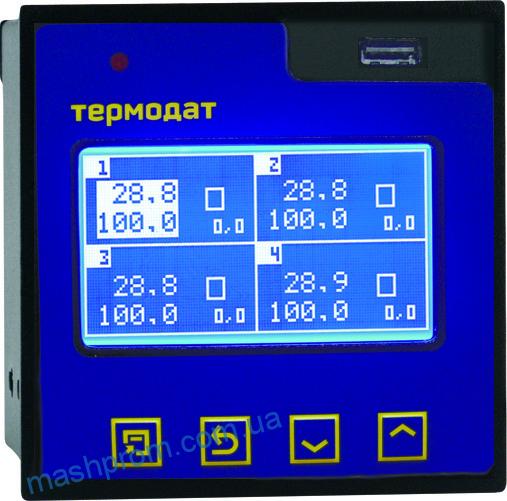 Термодат-17К6 - четырехканальный ПИД-регулятор температуры и электронный самописец