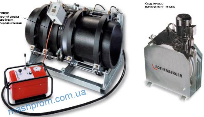 Машина для сварки встык пластмассовых труб от 315 до 630мм Ровелд Р 630 В2