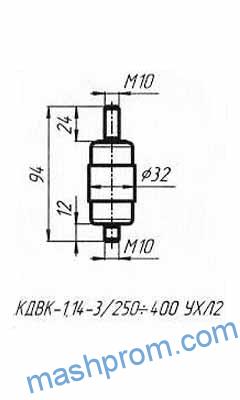 Вакуумные дугогасительные камеры КДВК-1,14-3/250 - 400 УХЛ2