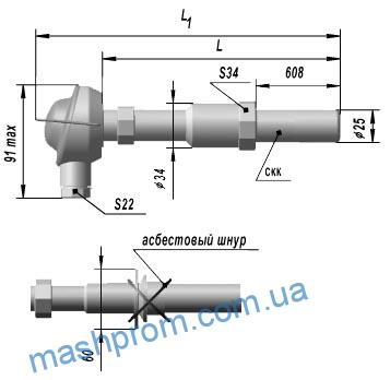 Преобразователи термоэлектрические платинородиевые ТПР 9202