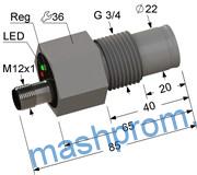 Емкостные бесконтактные датчики с трубной резьбой G3/4"