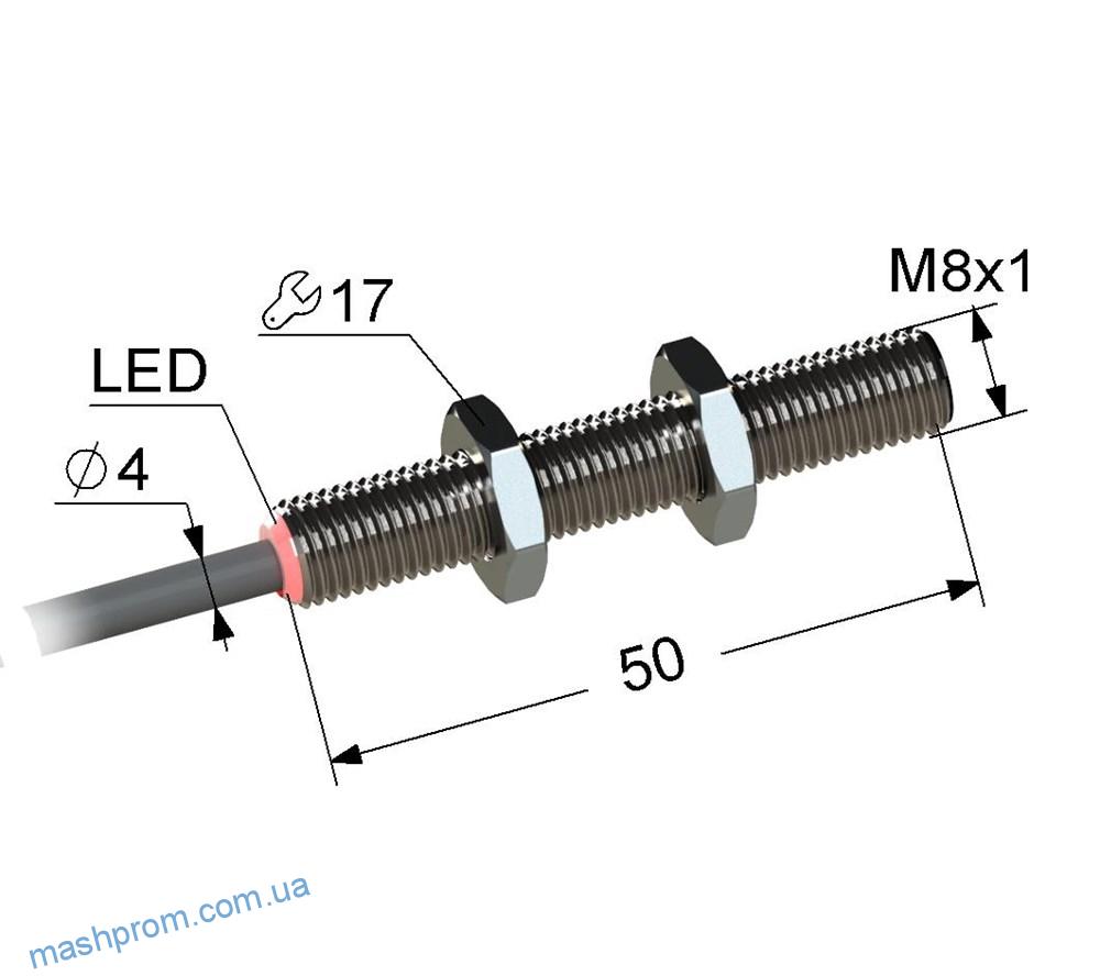 Индуктивный датчик PS2-08M50-3B31-K